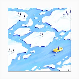 Ice Floes 2 Canvas Print
