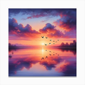 Sunset Canvas Print