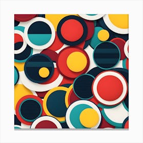 Abstract Circles Canvas Print