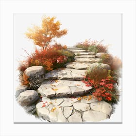 Stepping Stones Canvas Print