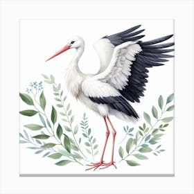 Stork 3 Canvas Print