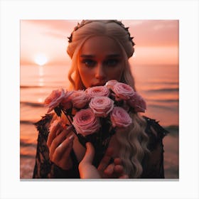 Game Of Thrones Roses Canvas Print