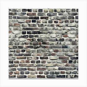 Distressed Brick Tile 2 Canvas Print