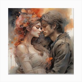 Lovers 1 Canvas Print