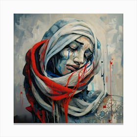 'Women Crying' Canvas Print