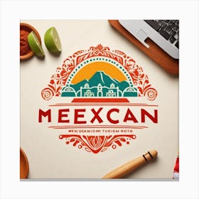 Mexican Logo 2 Canvas Print