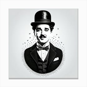 Charlie Chaplin 2 Canvas Print