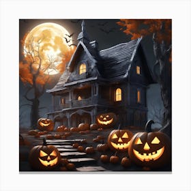 Haunted House 11 Canvas Print