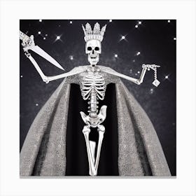 Skeleton Queen 7 Canvas Print