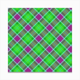 Plaid Fabric 170 Canvas Print