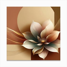 Abstract Flower 23 Canvas Print