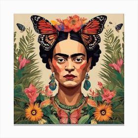 Frida Kahlo 132 Canvas Print