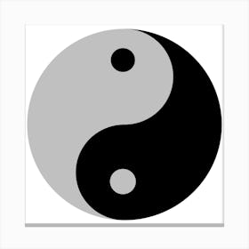 Yin Yang Symbol 33 Canvas Print