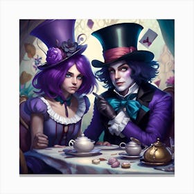 Wonderland Tea Party Canvas Print