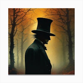 Man In A Top Hat 1 Canvas Print