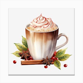 Mug Of Hot Cocoa Canvas Print