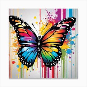 Butterfly Painting 48 Canvas Print