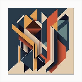 Abstract Geometric Pattern Canvas Print