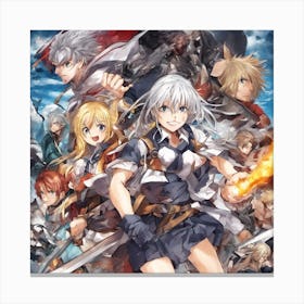 Legend Of Heroes Canvas Print