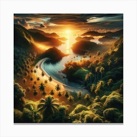 Tropical Islands Canvas Print