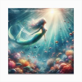 Mermaid 6 Canvas Print