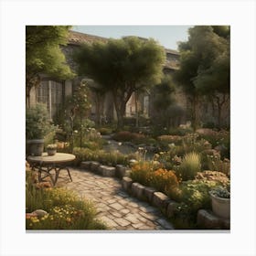 Default Default Vintage Gardens For Defferent Seasons Aestethi 0 (2) Canvas Print