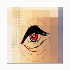 Eye Of A Woman Canvas Print