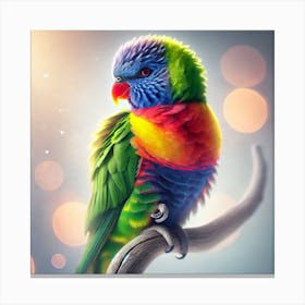 Colorful Parrot 2 Canvas Print