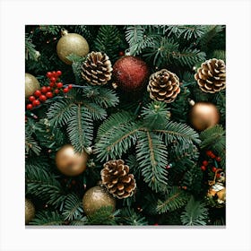 Christmas Tree Background 1 Canvas Print