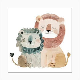 Lions Canvas Print