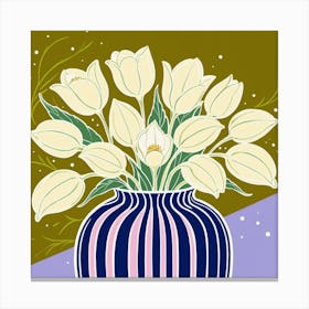 Tulips In A Vase 6 Canvas Print