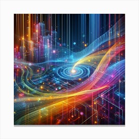 Futuristic City 2 Canvas Print