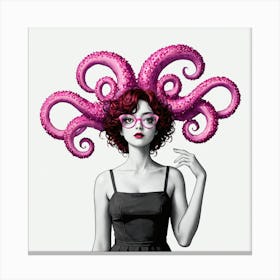 Octopus Head Canvas Print