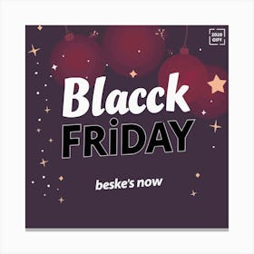 Black Friday Sell Post Templates Design (24) Canvas Print