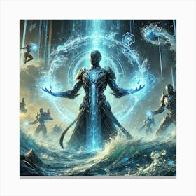 Cascade Guardian Hydromancy Sci Fi 2 Canvas Print