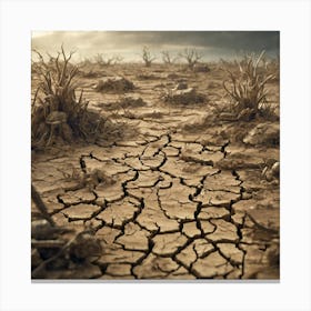 Dry Land 10 Canvas Print