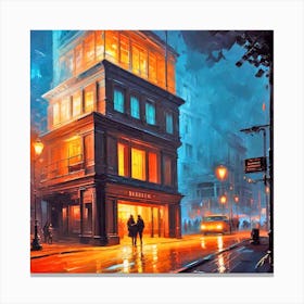 Night In The City 2 Canvas Print