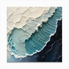 Abstract Of A Wave 8 Canvas Print