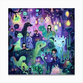 Fairy Forest 5 Canvas Print