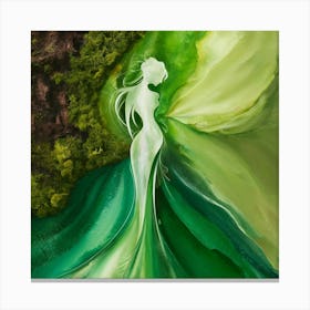 Green Fairy Canvas Print