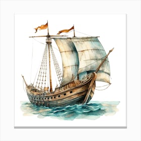 Sailing Ship 1 Canvas Print