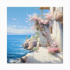 Impressionist Bliss in Amalfi Canvas Print