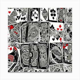 Playing Cards Canvas Print