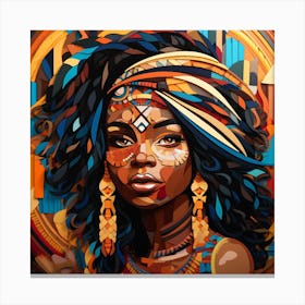 African Woman 10 Canvas Print