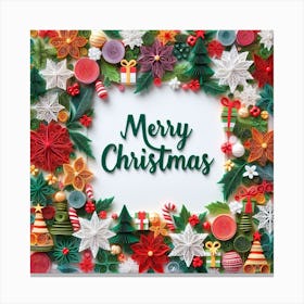 Christmas frame Canvas Print