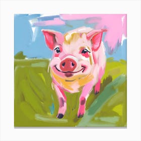 Yorkshire Pig 01 1 Canvas Print