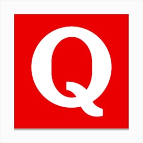 Q Logo Canvas Print