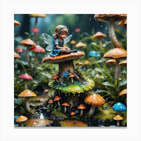 Cute fairy Canvas Print