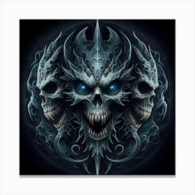 Skulls Of Hell Canvas Print