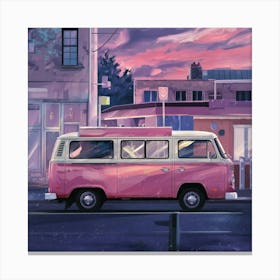 Pink Van Art Illustration Painting Cinematic 4nl8hyjvt8uhvnja541uaa Ku1h4h8gqswfrrubel 9rw Canvas Print